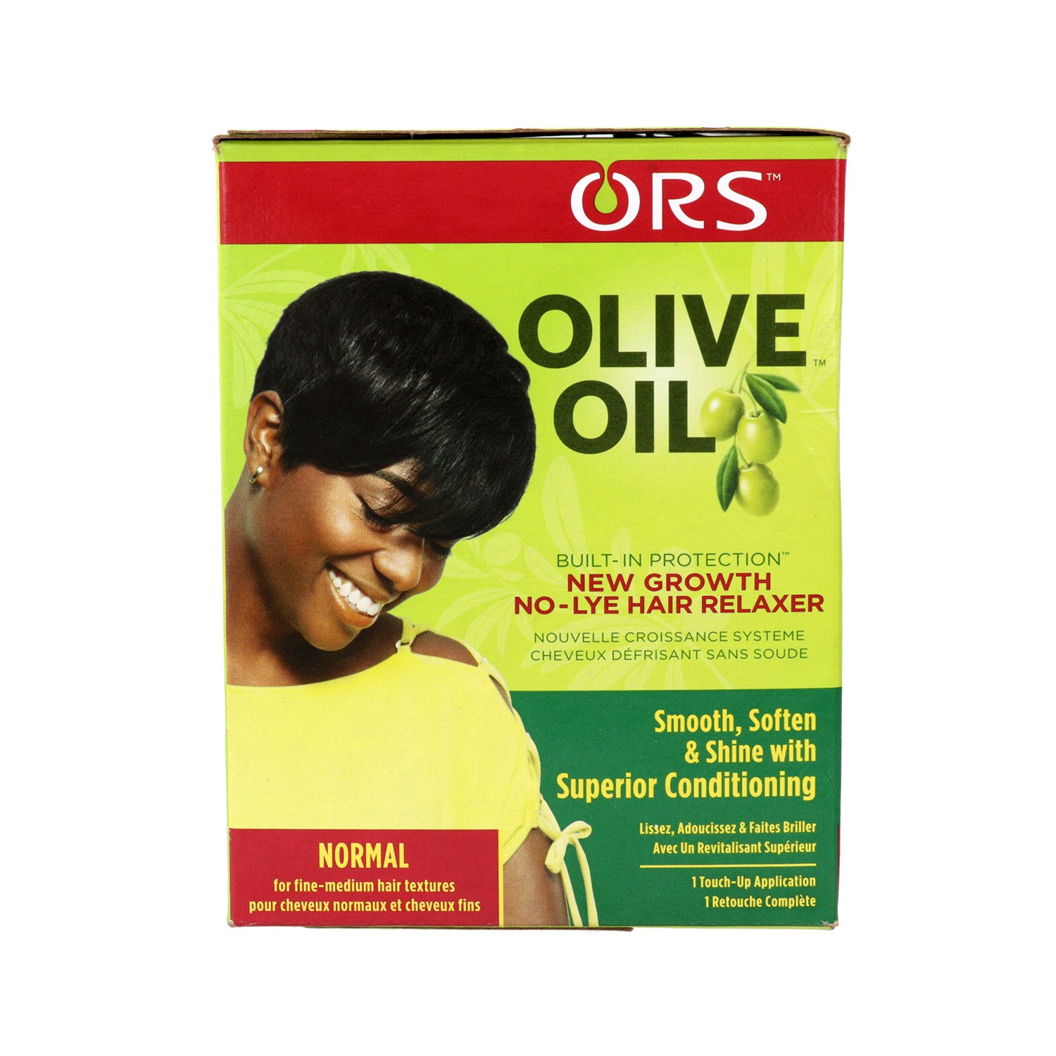 Ors Olive Oil New Growth No Lye Relaxer Normal Kit